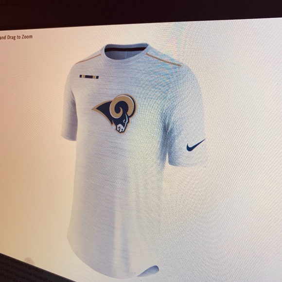 LA RAMS Nike Breathe player shirts NWT’s - Picture 2 of 4